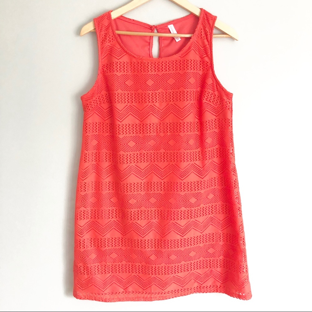 Xhilaration | Sleeveless Coral Dress